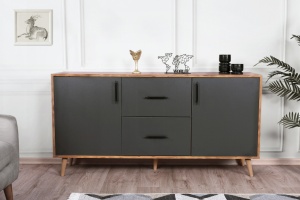 Κονσόλα Cordoba Walnut-Ανθρακί