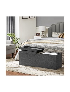 Κουτί Αποθήκευσης, Songmics, LSF76GYZ, Γκρι, 300 Kg, 110 x 38 x 38 cm - Img 2