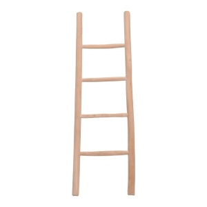 Κρεμάστρα Πετσετών Τύπου Σκάλα Ladder Boho Pako World Natural 45x6x150 cm