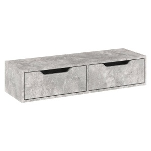 Κρεμαστό μπουντουάρ Alberto Γκρι Μάρμαρο 100x32.5x22 cm