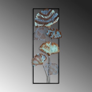 Μεταλλικός πίνακας Fig Πολύχρωμος 32x90x4 cm - Img 5