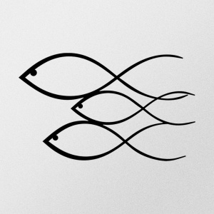 Μεταλλικός πίνακας Fish Μαύρο 50x30 cm - Img 4