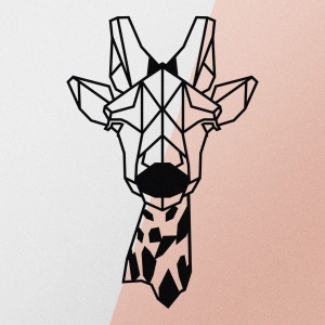 Μεταλλικός πίνακας Giraffe Μαύρο 33x50 cm - Img 6