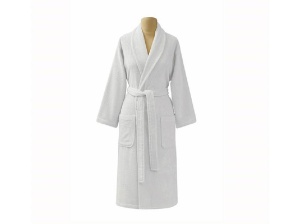 Μπουρνούζι, Unisex, Soft Λευκό, Διάφορα Μεγέθη (Βαμβάκι 100%)