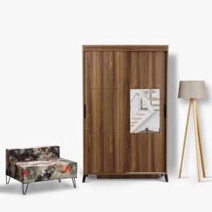 Ντουλάπα Pasific Home Fuga - 120 Ceviz Dolap