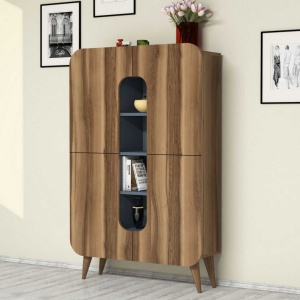 Ντουλάπα Diverse Mine Walnut-Blue - Img 2