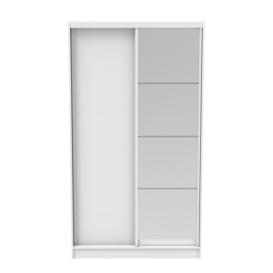 Ντουλάπα dormitor με Καθρέφτη Korredor Pako World Λευκό 120x60x220 cm - Img 3