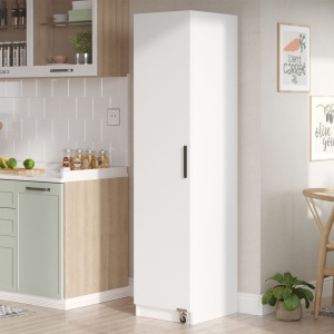 Ντουλάπα multifuncțional Va1 Λευκό 41.7x176.4x44.3 cm - Img 2