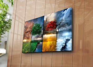 Πίνακας 5070C Πολύχρωμο 45x70 cm