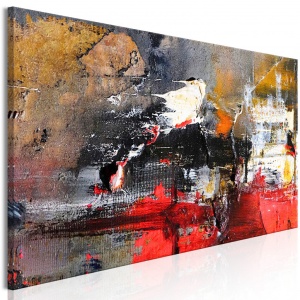 Πίνακας - Fiery Rush (1 Part) Narrow 120x40 cm