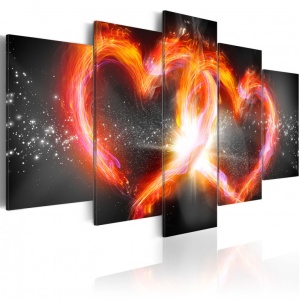 Πίνακας - Flame of love 100x50 cm
