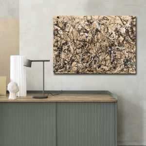 Πίνακας Fusion Bloom Πολύχρωμος 70x100x3 cm