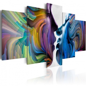 Πίνακας - Kiss of Colours 200x100 cm