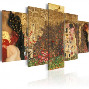 Πίνακας - Klimt's muses 200x100 cm
