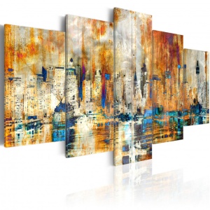 Πίνακας - Memory of the City 100x50 cm