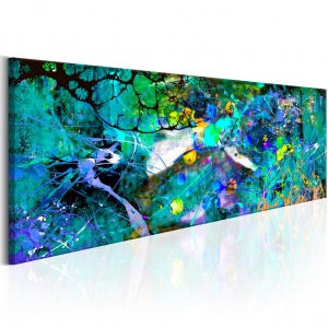 Πίνακας - Sapphire Jungle 120x40 cm