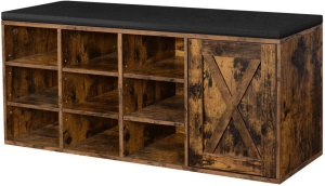 Παγκάκι Παπουτσοθήκη με Αποθήκευση Vasagle, 110x30x48 cm