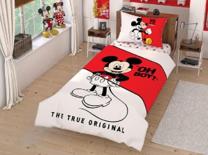 Παιδικά Κλινοσκεπάσματα Mickey True Original (Βαμβάκι 100%)