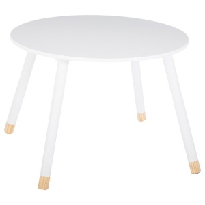Παιδικό τραπέζι Playful Λευκό-φυσικό ξύλο D60x43.5 cm