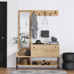 Παπουτσοθήκη Nonso Sapphire Oak