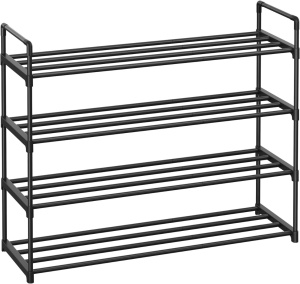 Παπουτσοθήκη Songmics Μαύρο 30x92x74 cm