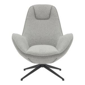 Περιστρεφόμενη Πολυθρόνα Flago Pako World Ανοιχτό Γκρι 85x88x103.5 cm - Img 4