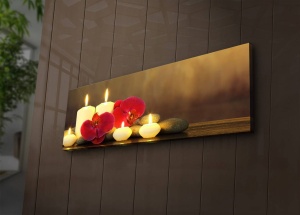 Πίνακας με LED 3090İACT Πολύχρωμο 30x90x3 cm - Img 3