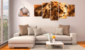 Πίνακας - Beautiful Lion 100x50 cm - Img 2