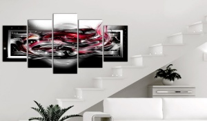 Πίνακας - Carmine ribbon 200x100 cm - Img 2