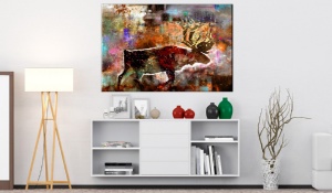 Πίνακας - Colourful Caribou 60x40 cm - Img 2