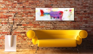 Πίνακας - Deep-sea fishes 135x45 cm - Img 2