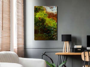 Πίνακας - Green Elements (1 Part) Vertical 80x120 cm - Img 2