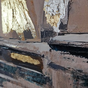 Πίνακας în ulei OPG45372 Πολύχρωμος 70x70x3 cm - Img 5