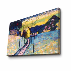 Πίνακας Rainbow Cascade Πολύχρωμος 70x100x3 cm - Img 3
