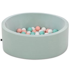 Πισίνα με μπαλάκια Bubble Pops v11 Μέντα 85x85x30 cm