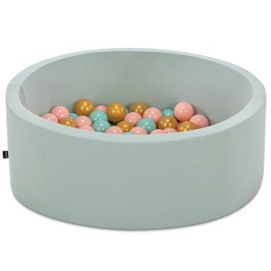 Πισίνα με μπαλάκια Bubble Pops v12 Μέντα 85x85x30 cm