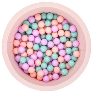Πισίνα με μπαλάκια Bubble Pops v1 Ροζ 85x85x30 cm - Img 2