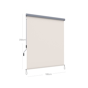 Πλευρική τέντα Songmics Μπεζ 180x250 cm - Img 7