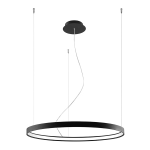 Πολυέλαιος LED Rio, Μαύρος, 3000K, 78x78x150 cm