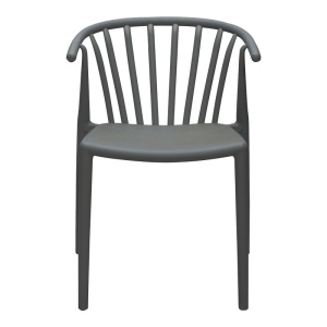 Πολυθρόνα Κήπου Armchair Pako World Σκούρο Γκρι 55x53x73 cm - Img 4