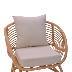 Πολυθρόνα Κήπου Caxen Boho Pako World Φυσικό 72x63x75 cm - Img 6
