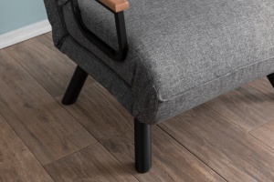 Πολυθρόνα Κρεβάτι Sando Ανοιχτό Γκρι 175x60x60 cm - Img 4