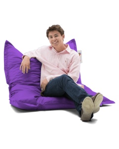 Πολυθρόνα Πουφ Κήπου Cushion Βιολετί 100x100x20 cm