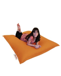 Πολυθρόνα Πουφ Κήπου Cushion Πορτοκαλί 100x100x20 cm - Img 5