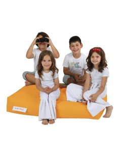 Πολυθρόνα Πουφ Κήπου Kids Πορτοκαλί 50x35x40 cm - Img 6