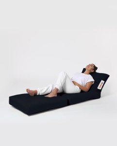 Πουφ beanbag κήπου Siesta Μαύρο - Img 5