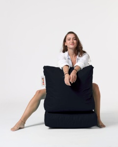 Πουφ beanbag κήπου Siesta Μαύρο - Img 17
