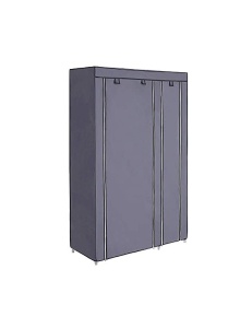 Πτυσσόμενη Ντουλάπα, Songmics, Γκρι, LSF007G, 110 x 45 x 175 cm - Img 5
