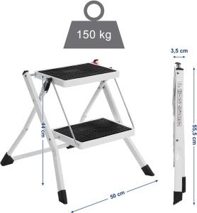 Πτυσσόμενο σκαλοπάτι, Songmics, 20 cm, 150 kg - Img 4