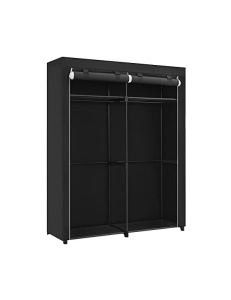 Πτυσσόμενη Ντουλάπα, Songmics, Μαύρο, RYG02BK, 43 x 140 x 174 cm